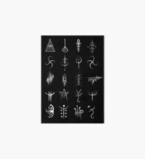 Lámina de exposición Bloodborne caryll runes