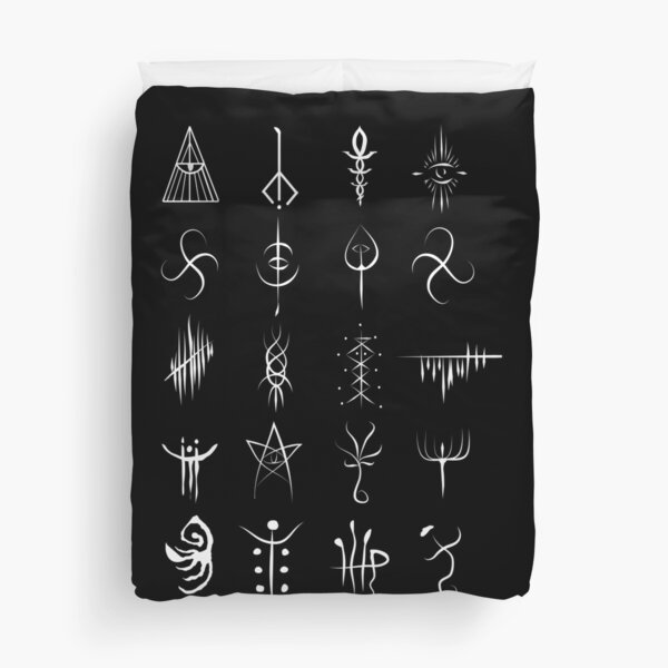 Bloodborne caryll runes Duvet Cover