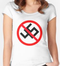 Donald Trump (Anti-Nazi) Women's Fitted Scoop T-Shirt