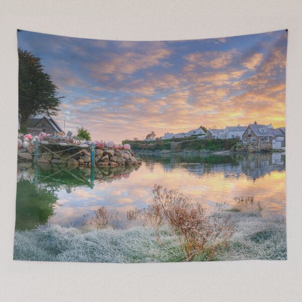 Item preview,  Winter sunrise over Abersoch inner harbour IHPE designed and sold by Turtle  Photography.
