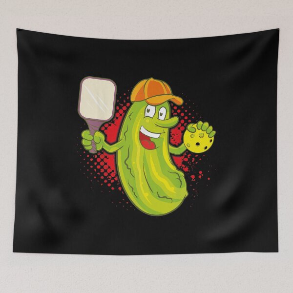 Item preview, Cool Pickle Playing Pickleball  designed and sold by justbejoker.