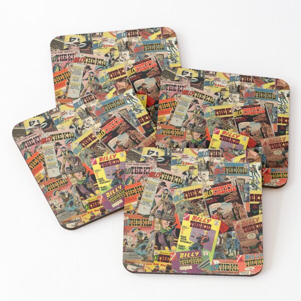 Item preview, VINTAGE BILLY THE KID COMIC BOOK MOSAIC designed and sold by IslandBaneMerch.