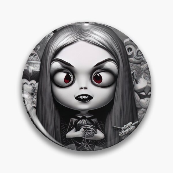 Item preview, Goth Girl Bumpkin - Cute Halloween Caricature Character Design designed and sold by Miraje.