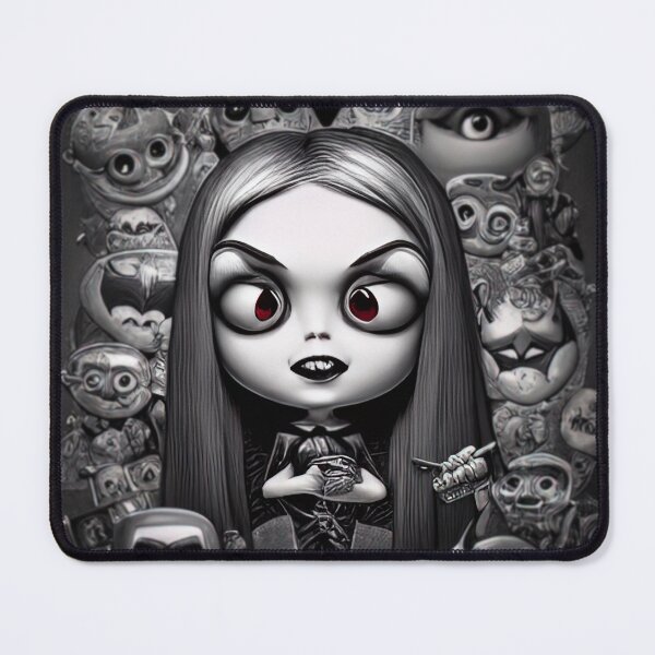 Item preview, Goth Girl Bumpkin - Cute Halloween Caricature Character Design designed and sold by Miraje.