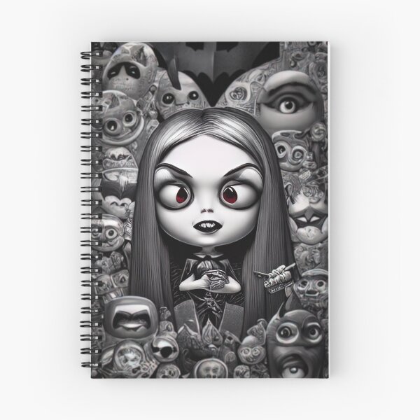 Item preview, Goth Girl Bumpkin - Cute Halloween Caricature Character Design designed and sold by Miraje.