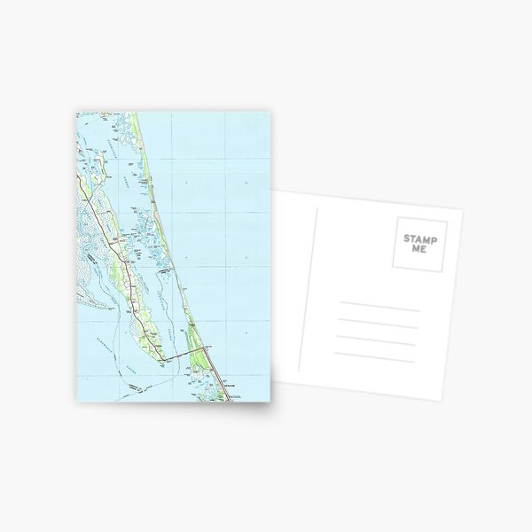 Item preview, Northern Outer Banks North Carolina Map (1985) designed and sold by BravuraMedia.