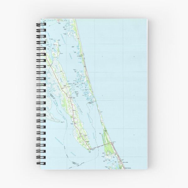 Item preview, Northern Outer Banks North Carolina Map (1985) designed and sold by BravuraMedia.