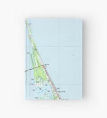 Northern Outer Banks North Carolina Map (1985) Hardcover Journal