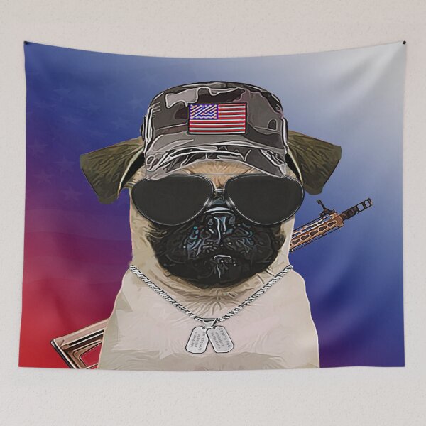 Item preview, US Soldier Pug designed and sold by L'art Designs.