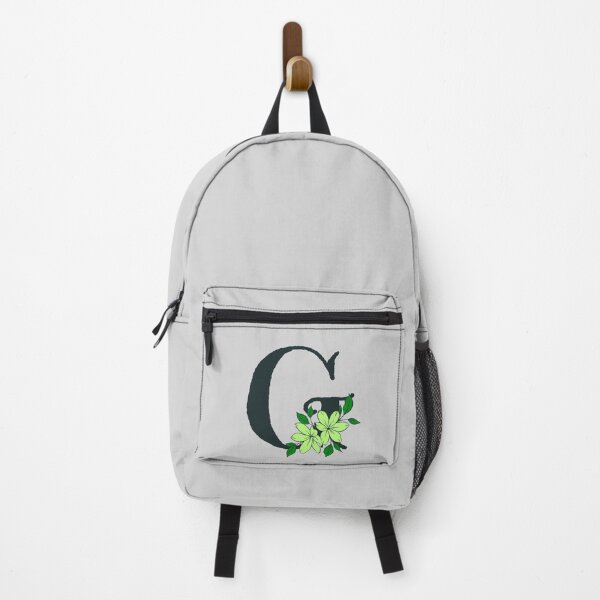 Item preview, Green floral G monogram designed and sold by Coffee Lifestyle.