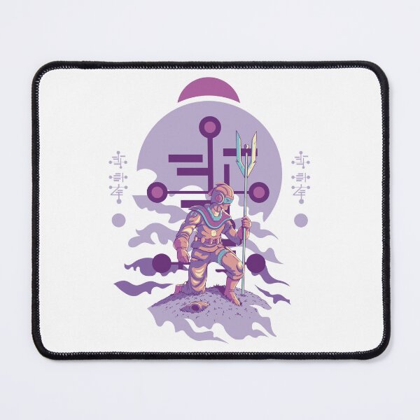 Item preview, Alien hunter with helmet and staff in comic style designed and sold by Rob-Son.