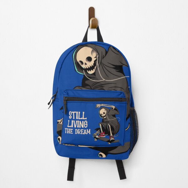 Item preview, Still Living the Dream, Skulls and Skateboards, The Dead Don't Die designed and sold by Monique Prince.