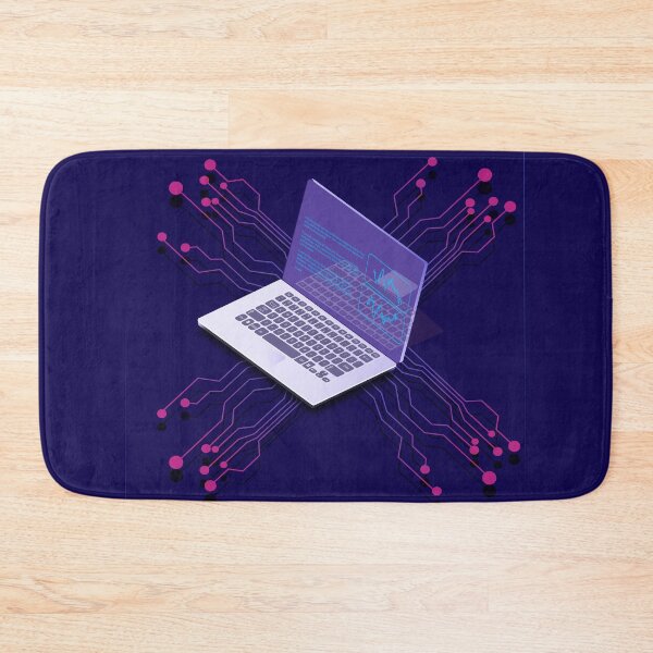 Item preview, Notebook Isometric Vector Desktop with Open Laptop designed and sold by JeLoTall.