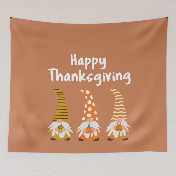 Item preview, Happy Thanksgiving  Lovely autumn fall  gnomes   designed and sold by Yasminepatterns .