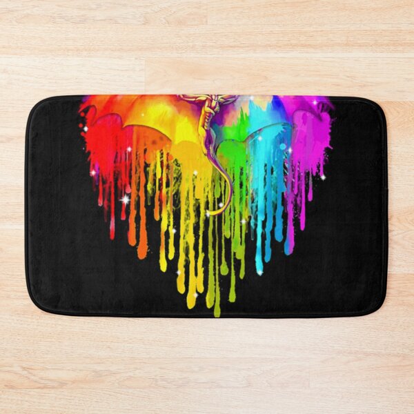 Item preview, Dragon LGBT Heart Watercolor designed and sold by BREANNEJINA.