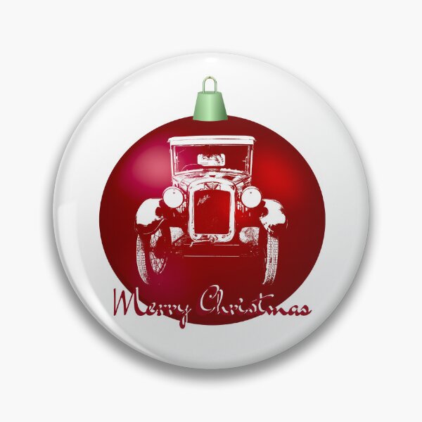 Item preview, Austin Seven vintage British car block Christmas ball special edition  designed and sold by soitwouldseem.