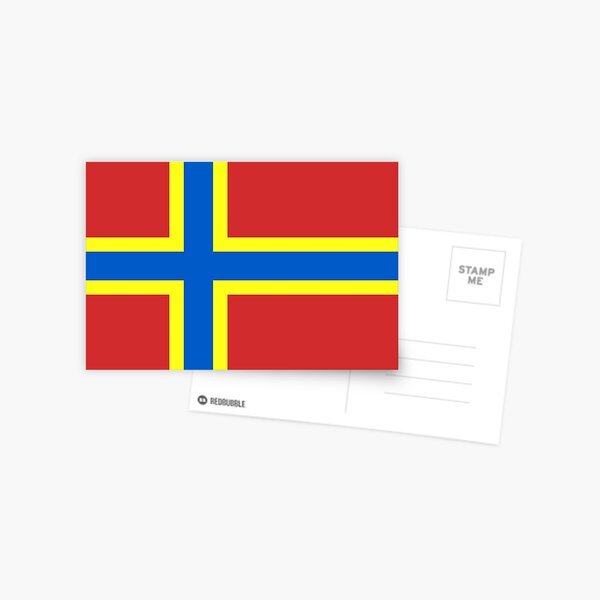 Flag of Orkney, Scotland Postcard
