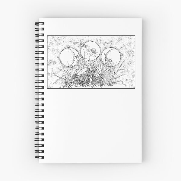 Item preview, Moon & Echinacea designed and sold by Margaret Shipman.