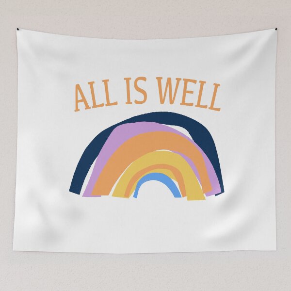 Item preview, All is well rainbow designed and sold by CatsHappy.