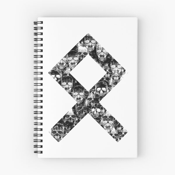 Item preview, Skull Othala rune  designed and sold by YADA-Designs.