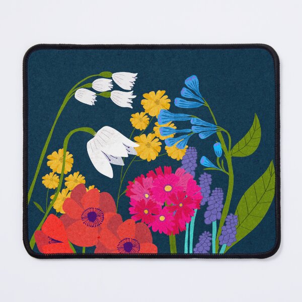 Item preview, Pretty Whimsical Flowers designed and sold by Kathy Osborne Studio.