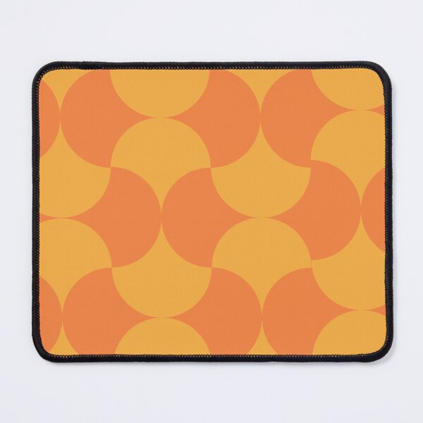 Item preview, Mid century modern Scallop ogee pattern in yellow and orange  designed and sold by Yasminepatterns .