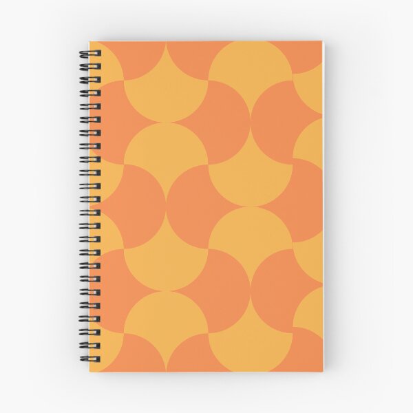 Item preview, Mid century modern Scallop ogee pattern in yellow and orange  designed and sold by Yasminepatterns .