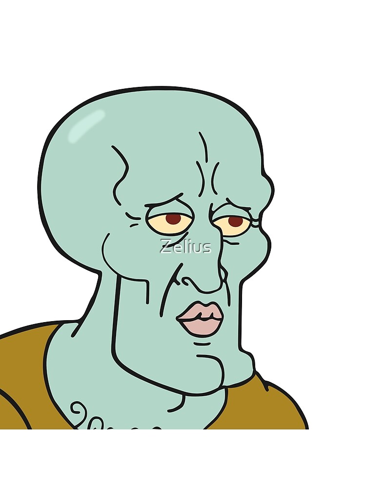 "Handsome Squidward meme" Scarf by Zelius | Redbubble