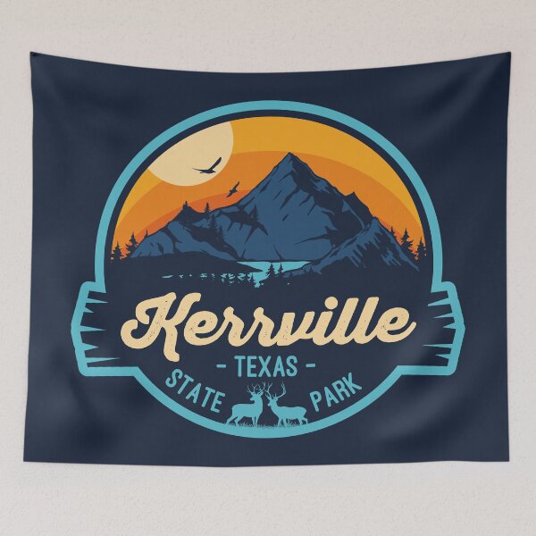 Item preview, Kerrville State Park Texas Vacation TX Souvenir Badge designed and sold by mountainfad.