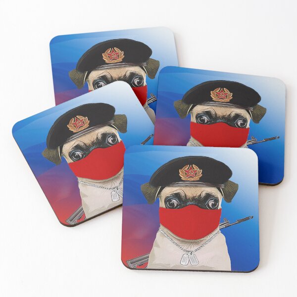 Item preview, Russian Soldier Pug designed and sold by L'art Designs.