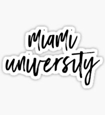 Miami University Sticker