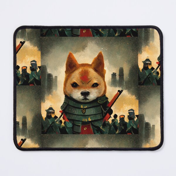 Item preview, Shiba Inu Samurai Warrior designed and sold by thehollowpoint.