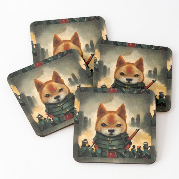 Item preview, Shiba Inu Samurai Warrior designed and sold by thehollowpoint.
