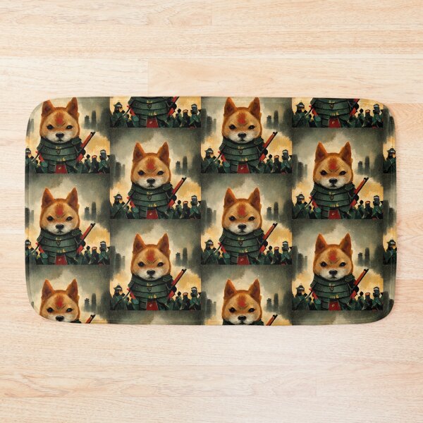 Item preview, Shiba Inu Samurai Warrior designed and sold by thehollowpoint.