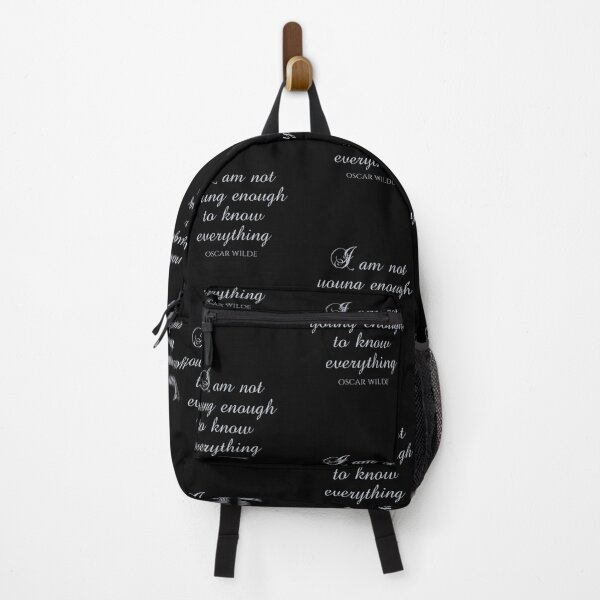 Item preview, I Am Not Young Enough To Know Everything - Oscar Wilde Quotes designed and sold by PhiloJourney.