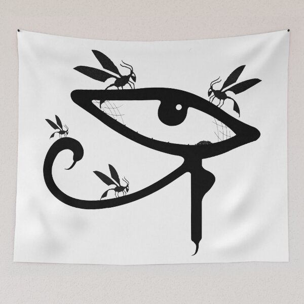 Item preview, Horus Eye With Bees designed and sold by emhoteb.
