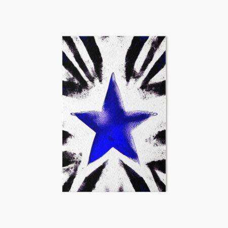 Blue Star American football  Art Board Print for Sale by Calliope