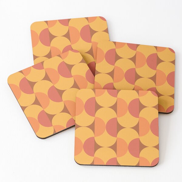Item preview, Mid Century Modern Scallop Ogee and half circles pattern  designed and sold by Yasminepatterns .