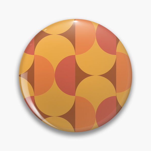 Item preview, Mid Century Modern Scallop Ogee and half circles pattern  designed and sold by Yasminepatterns .