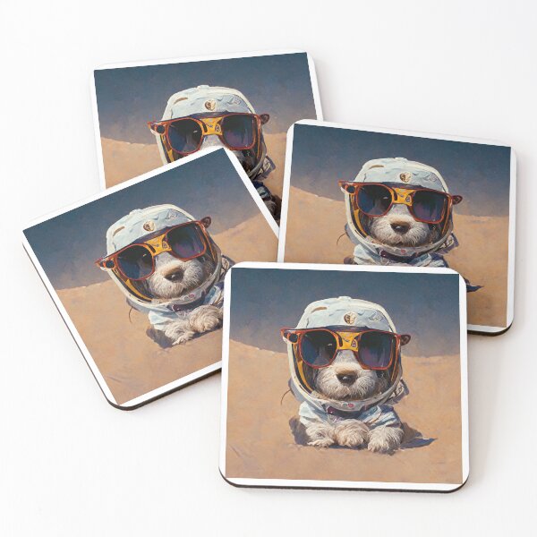 Item preview, Astronaut Dog Wearing Sunglasses designed and sold by Griffin McGrath.