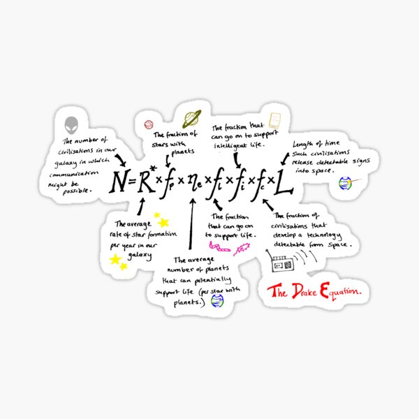 Item preview, The Drake Equation N designed and sold by DrTigrou.