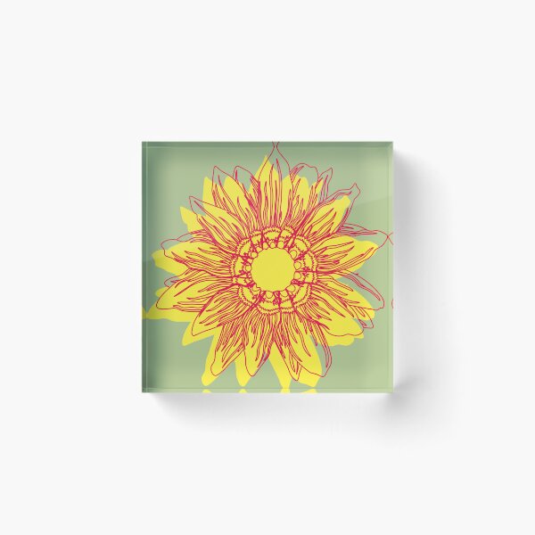Item preview, Red Yellow flower designed and sold by floralfan.