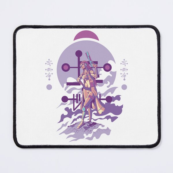 Item preview, Female humanoid alien with weapon in comic book style designed and sold by Rob-Son.