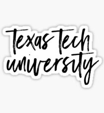 Texas Tech University Sticker