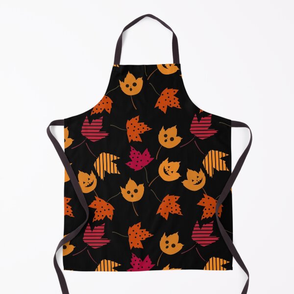 Item preview, Fun autumn pattern design with cute Halloween leaves. designed and sold by CraftCloud.