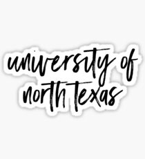 University of North Texas Sticker