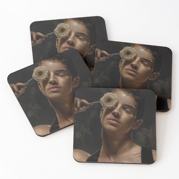 Item preview, Portrait of Manu Rios in chalk style designed and sold by NinjadesignShop.