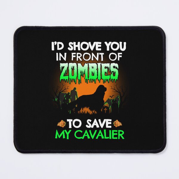 Item preview, Funny Cavalier King Zombie Shove Halloween Dog Gift designed and sold by Guarddogdrive.