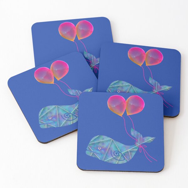 Item preview, WHALE WITH BALLOONS 436. designed and sold by sana90.