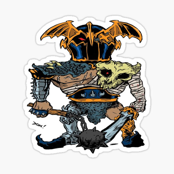 Skarbos the WarDwarf Sticker